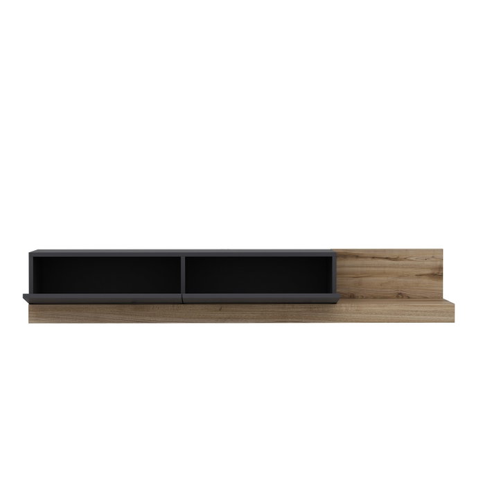 Hanah Home Soporte para TV Majör - Antracita, Nogal